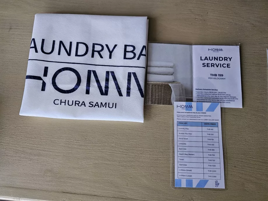 Çamaşır torbası ve fiyat listesi