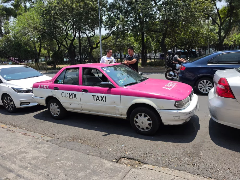 CDMX'deki resmi taksi