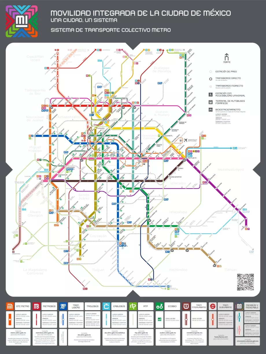 Mexico City Metro Haritası