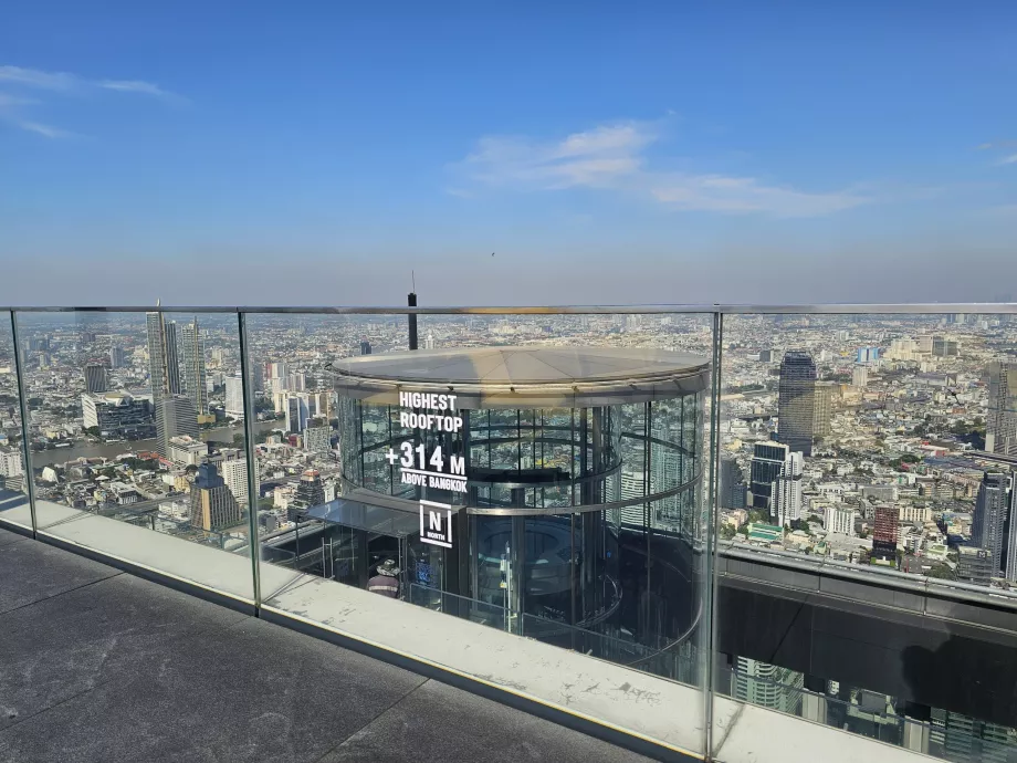 King Power Mahanakhon - çatı manzarası