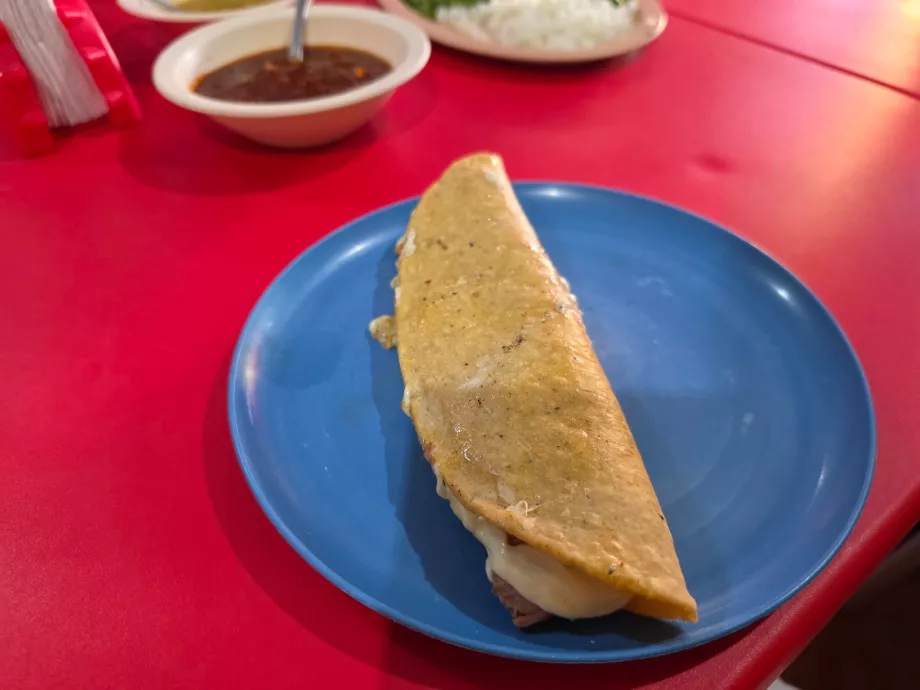 Tacos barbacoa için dur