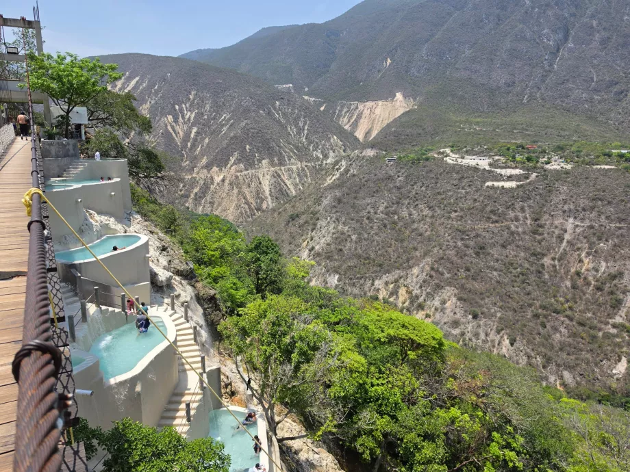 Cascade havuzları Tolantongo