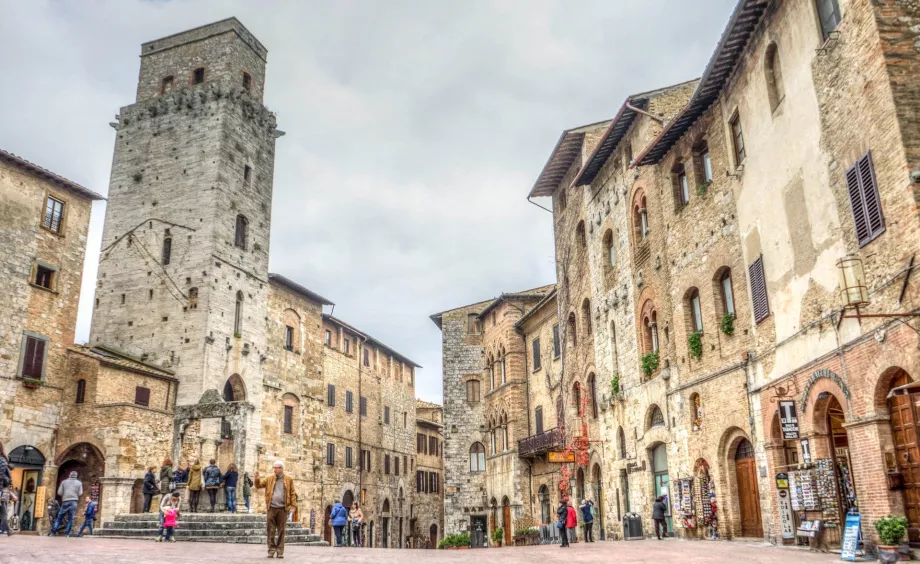 San Gimignano'nun merkezi