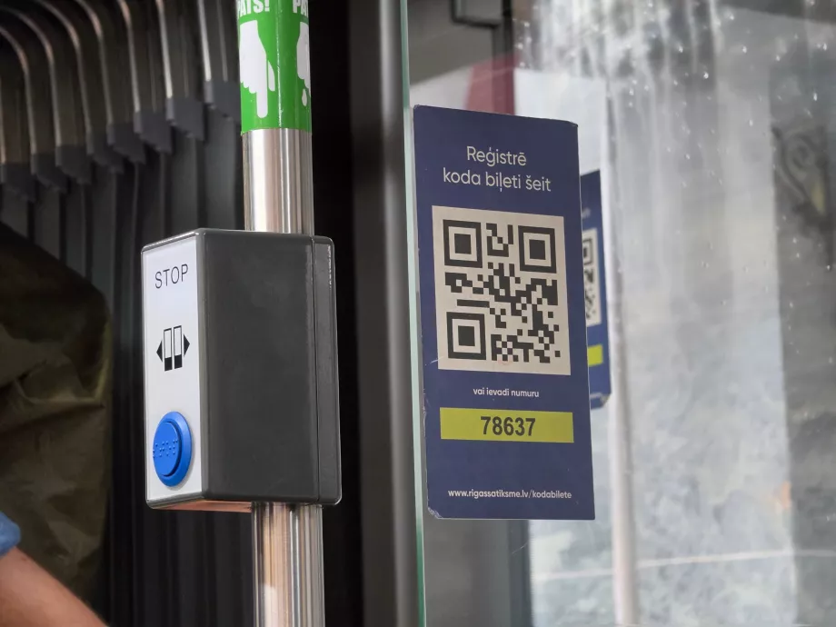 Biletinizi taramak için QR kodu