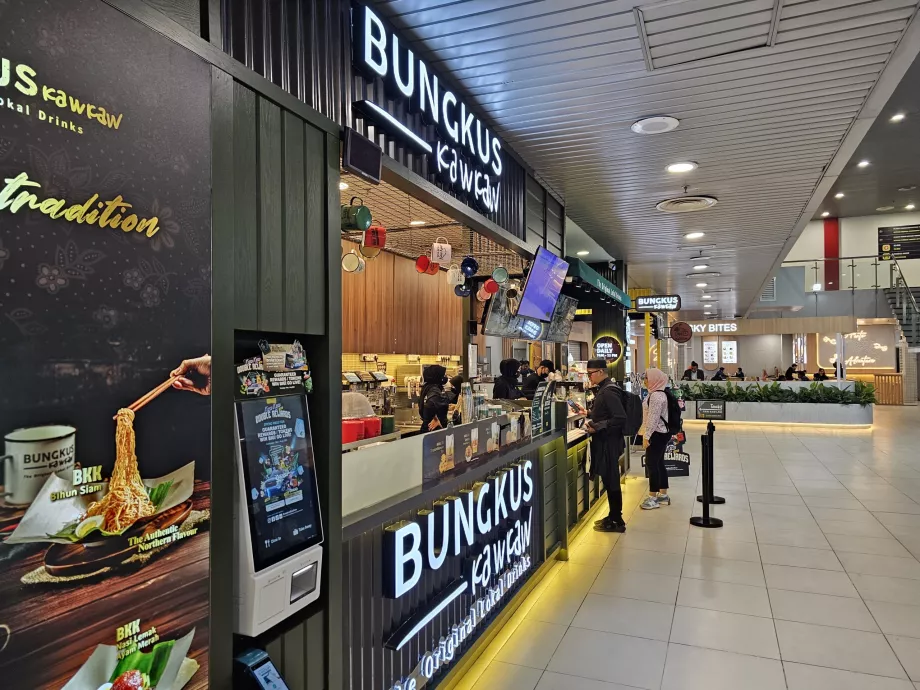 Yerel fast food, halka açık alan