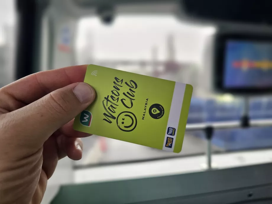 Watsons'tan Touch-n-Go kartı