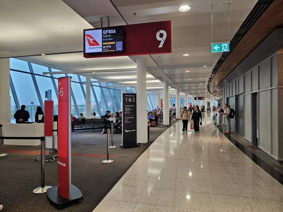Canberra Havalimanı'ndaki biniş kapıları