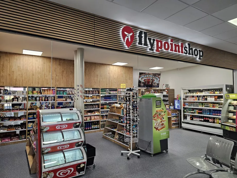 Güvenlik kontrolünden sonra alışveriş