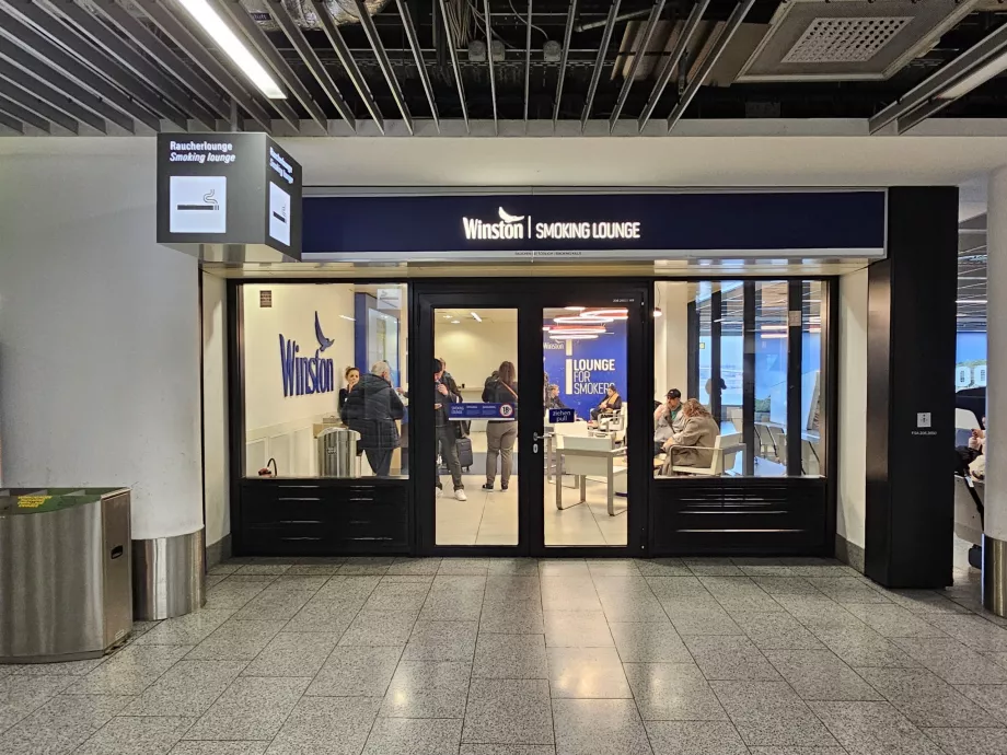 Sigara içme salonları, Frankfurt Havalimanı