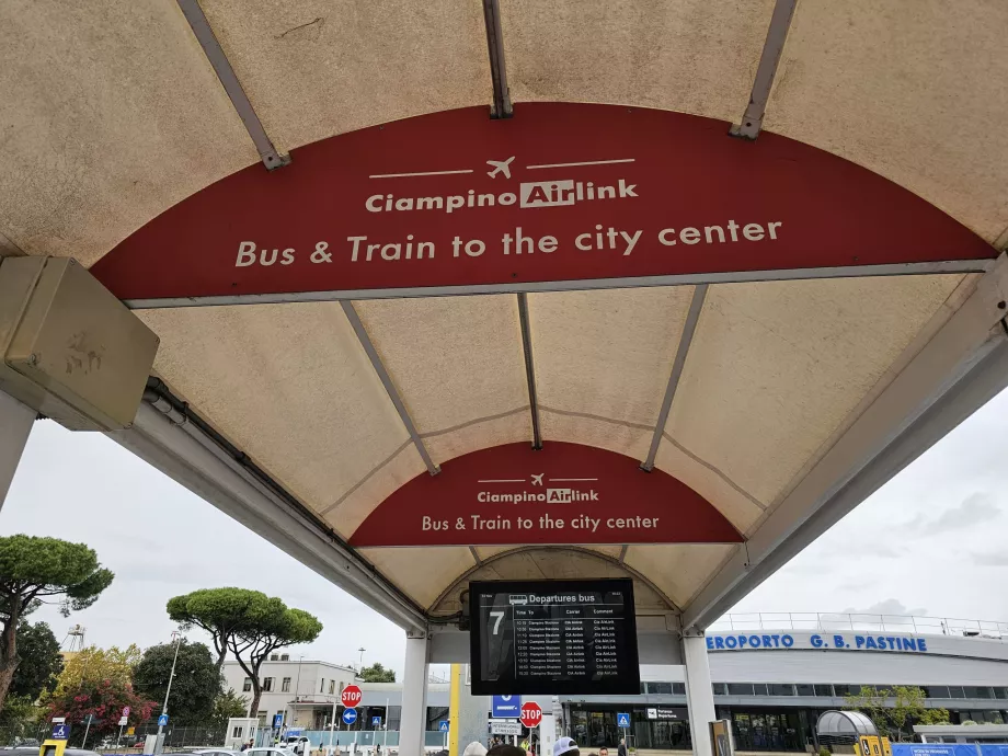 Ciampino AirLink otobüs durağı