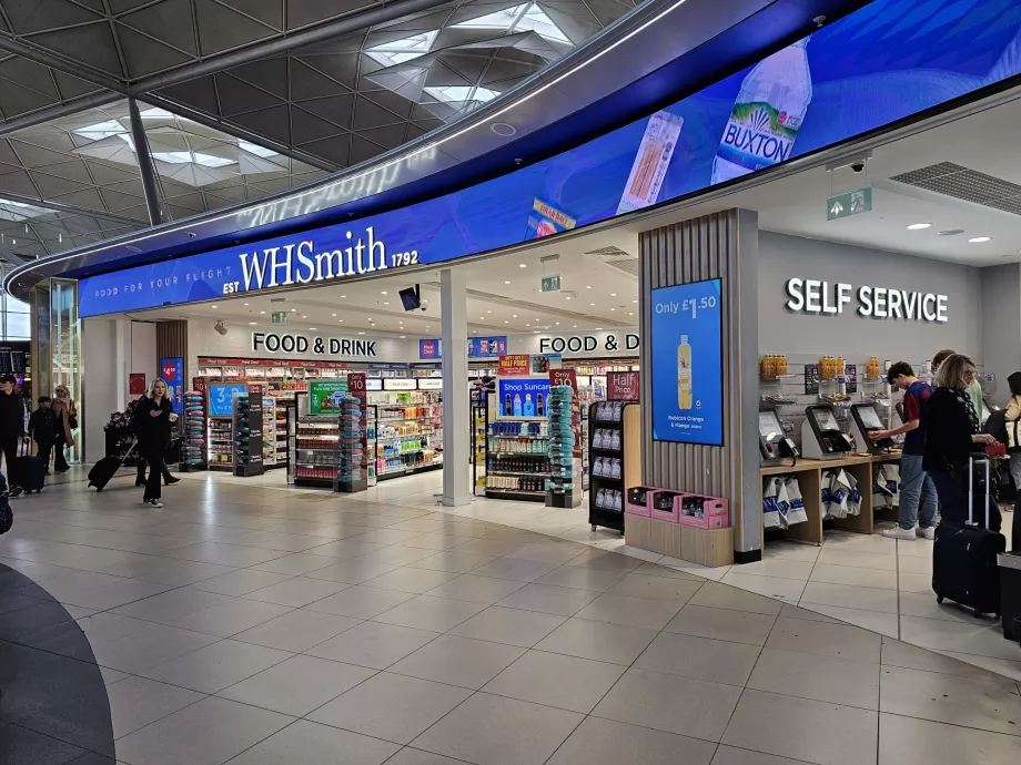 WHSmith, transit bölge