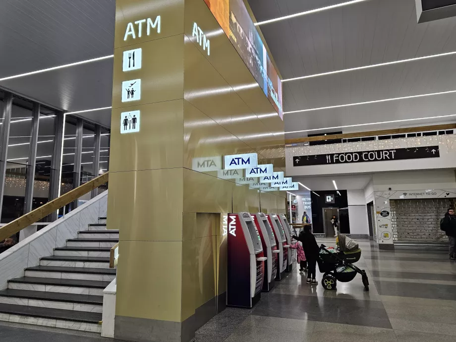 Mevcut bankaların ATM'leri, terminal 1