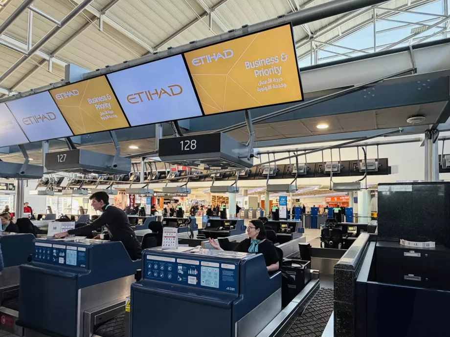 Business sınıfı için check-in