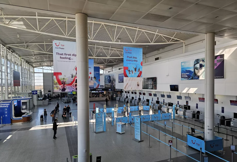 NCL Havalimanı, Kalkış Salonu