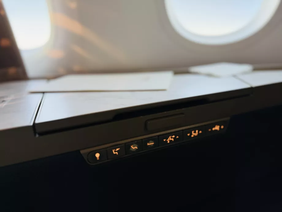 Koltuk için kontrol paneli