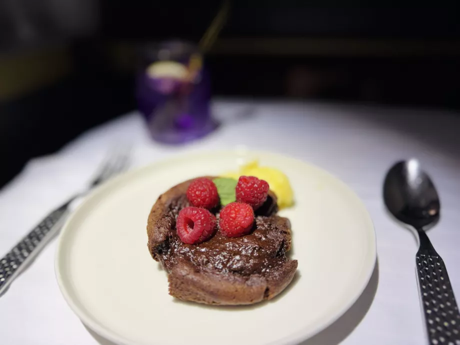 Çikolata ve karamel fondan