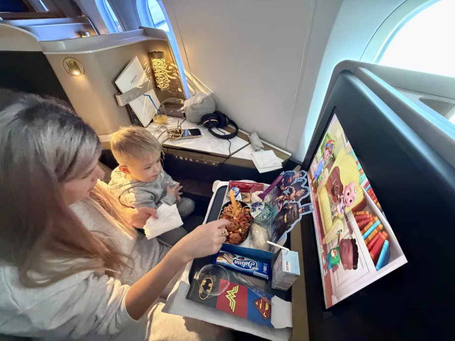 Koltuklar onlar için bile yeterince geniş