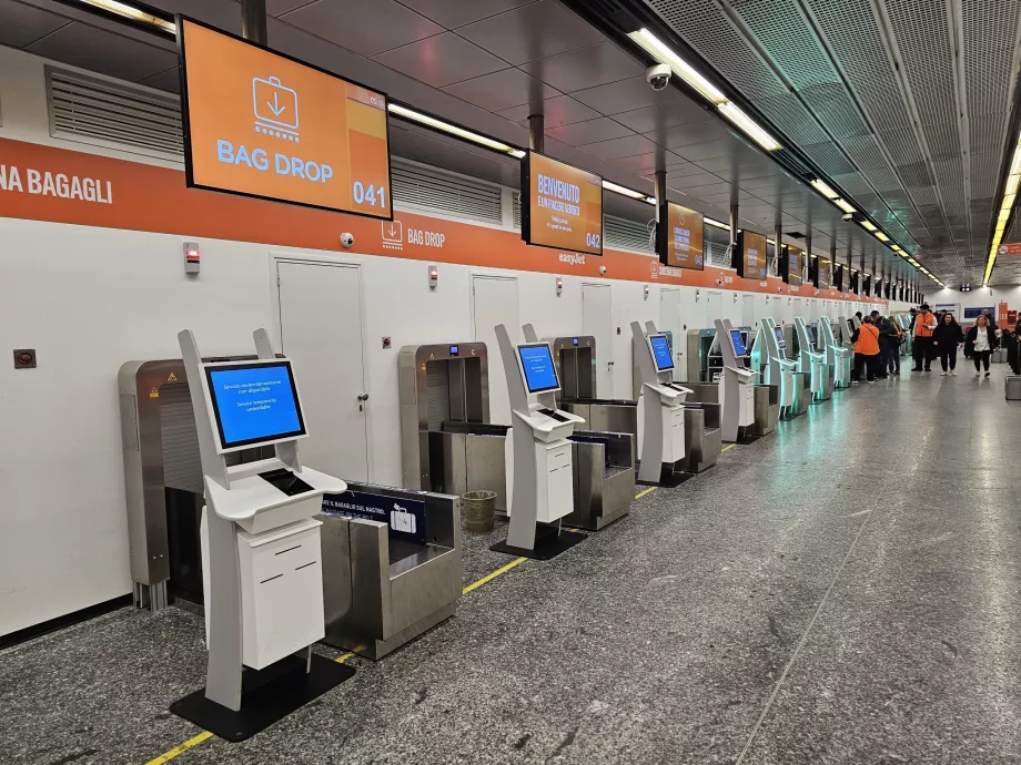 Malpensa Havalimanı'nda otomatik check-in