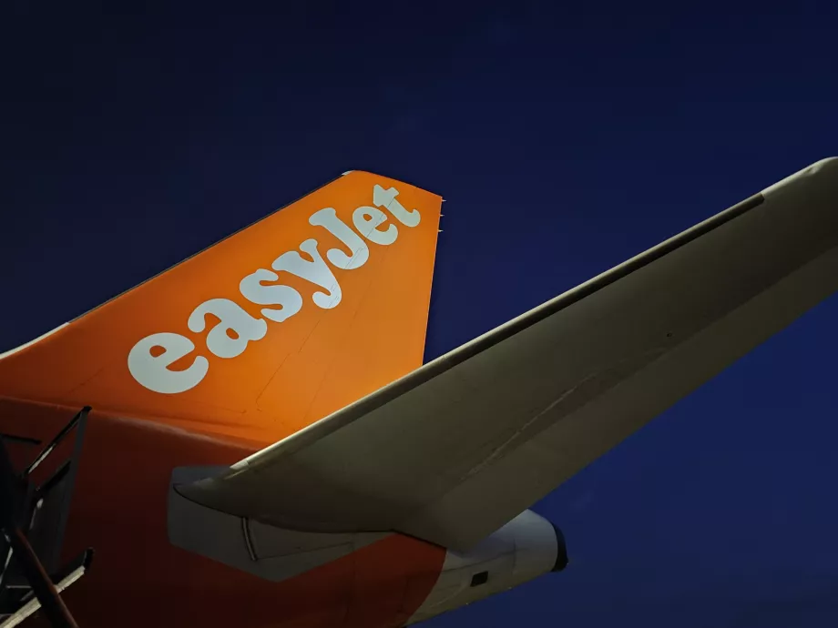 Malpensa Havalimanı'nda bir easyJet uçuşu