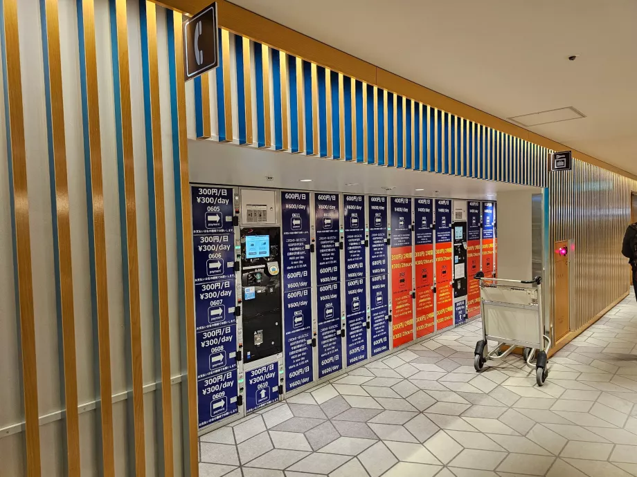 Bagaj muhafazası için kilitli dolaplar