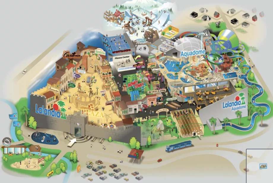 Lalandia bölge haritası