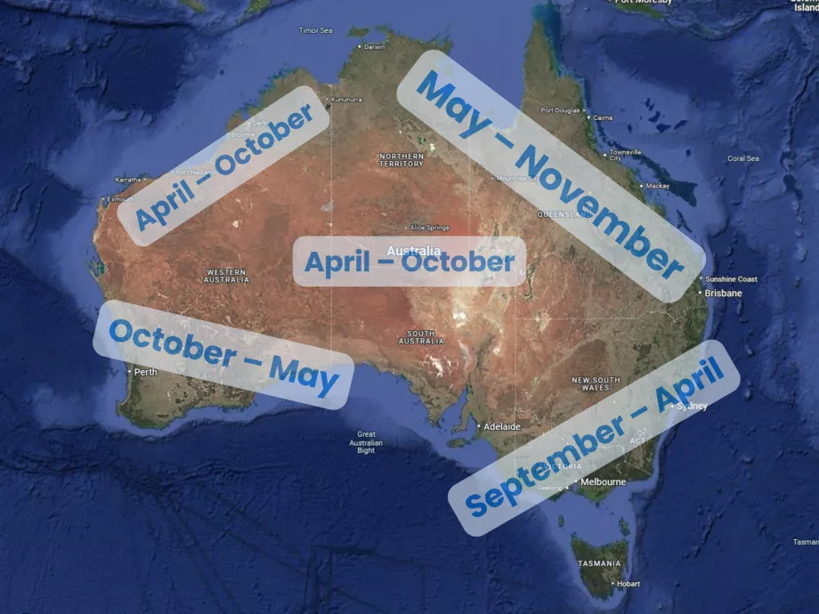 Avustralya'ya ne zaman gitmeli