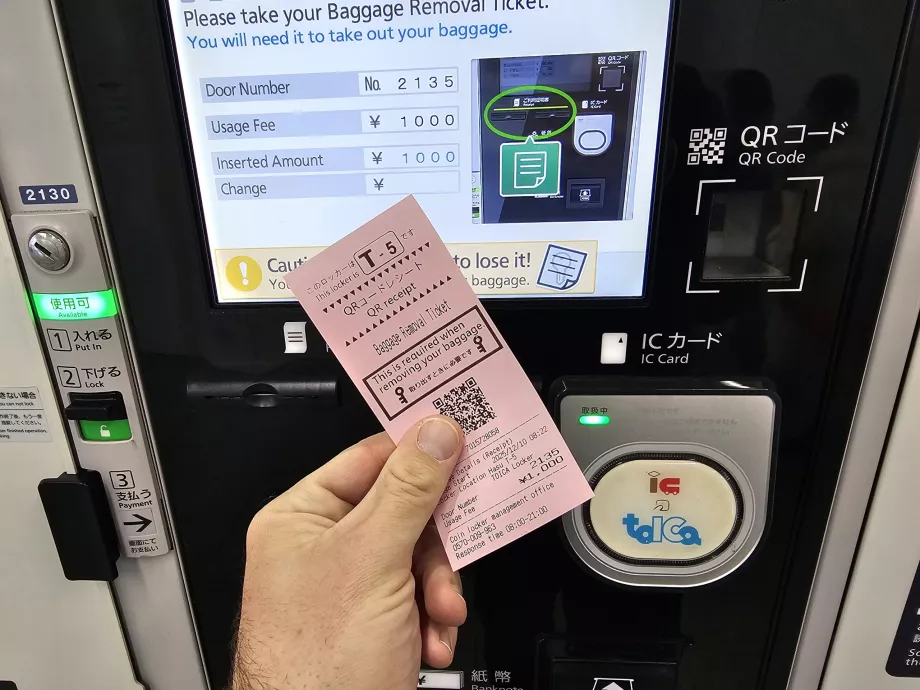 Bagaj deposundan bilet