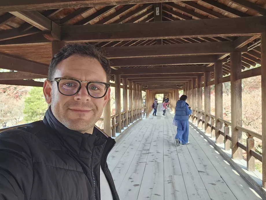 Tofuku-ji Tapınağı, ben Tsuten-kyo Köprüsü üzerinde