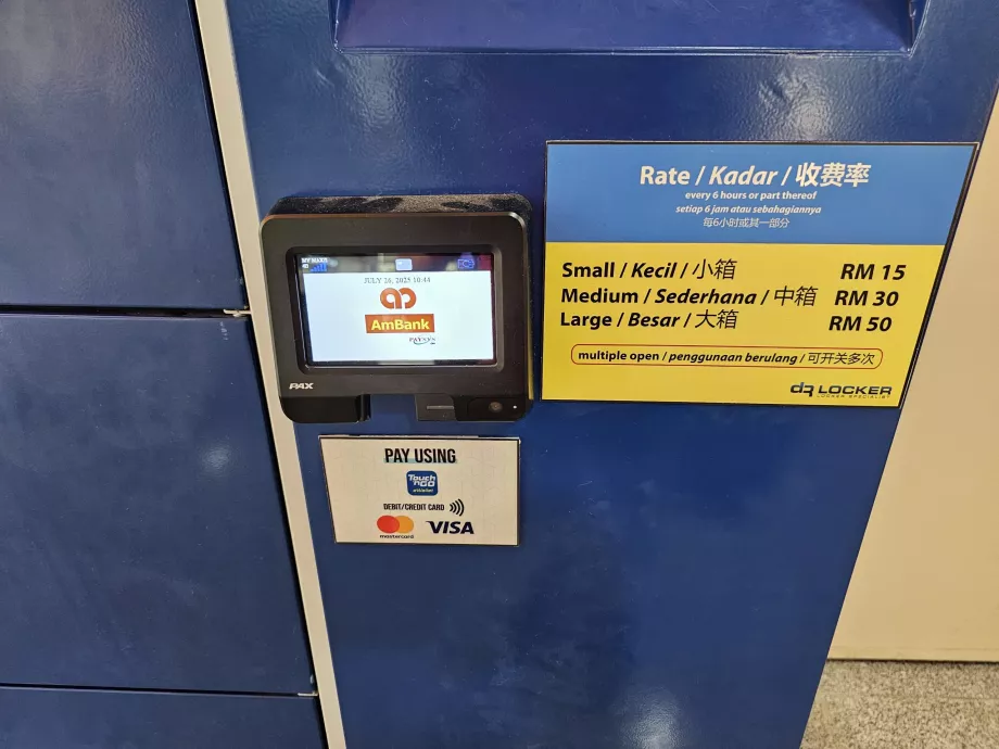 Bagaj depolama fiyatları