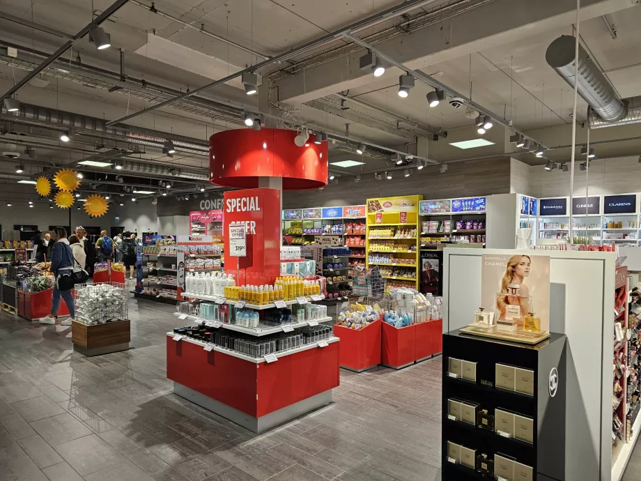 Torp Havalimanı'nda Duty Free Mağazası