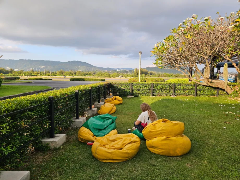 Dinlenme alanı, transit geçiş alanı, uluslararası bölüm