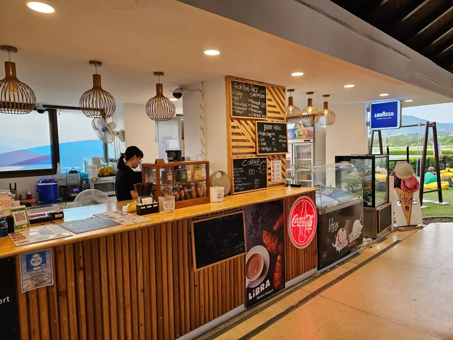 Kafe ve restoranlar, uluslararası bölüm, transit bölge