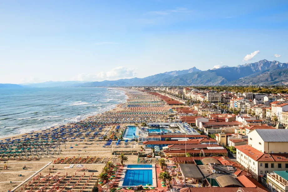 Viareggio'daki plajlar