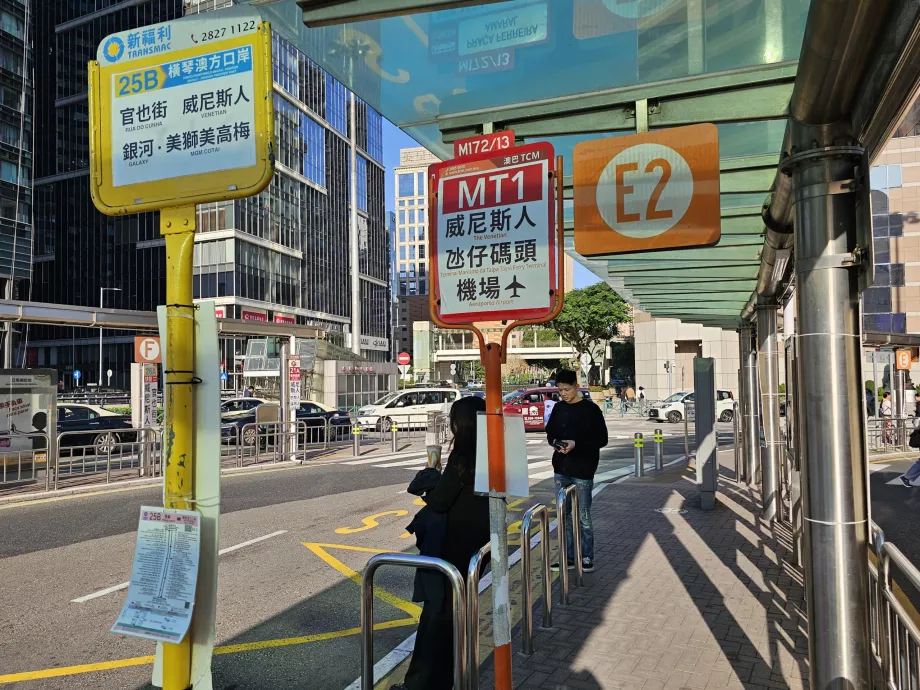 Praca Ferreira do Amaral üzerindeki duraklar