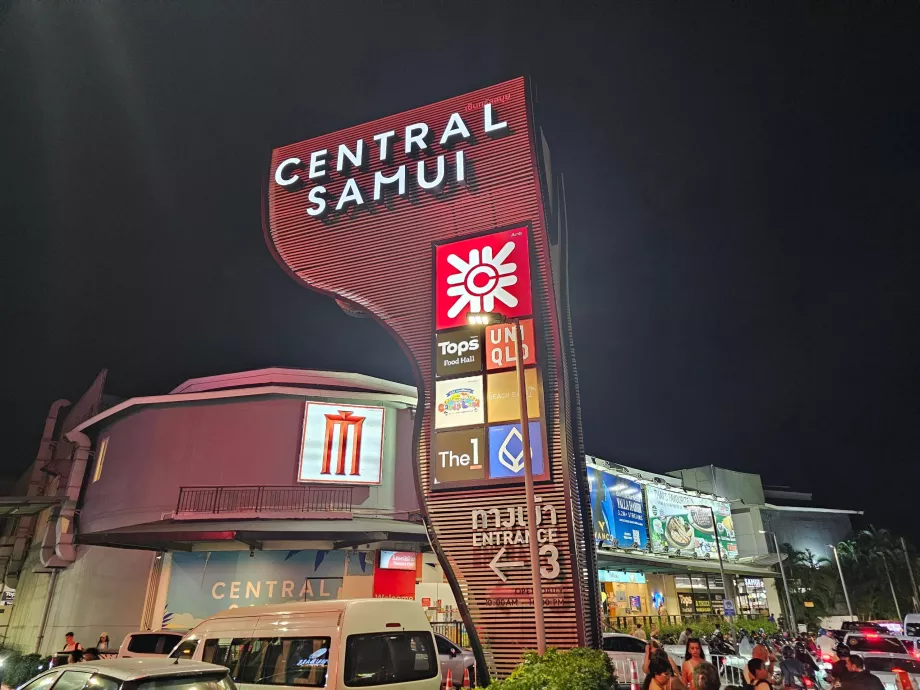 Central Samui, adanın en büyük alışveriş merkezi
