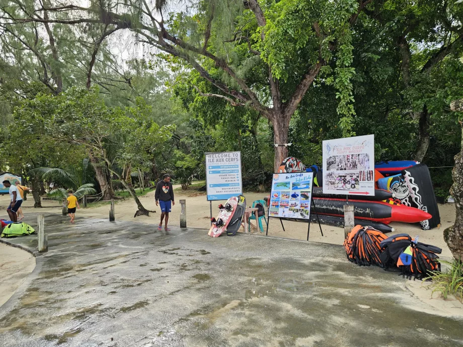 Ile aux Cerfs'te su sporları
