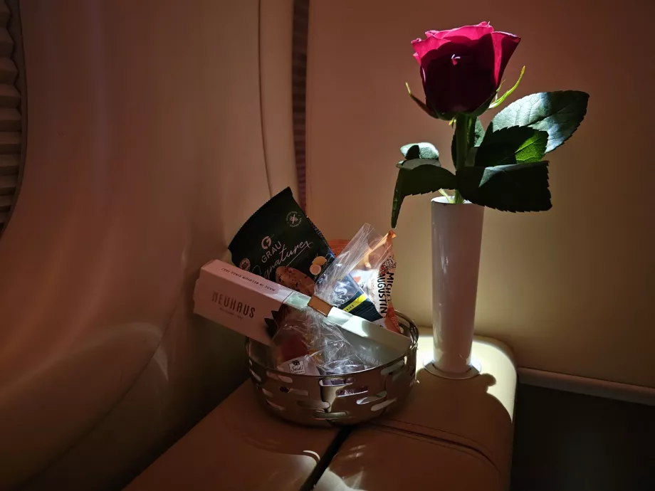 Uçuş ortasında atıştırmalık