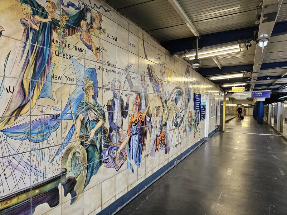 Bastille metro istasyonu