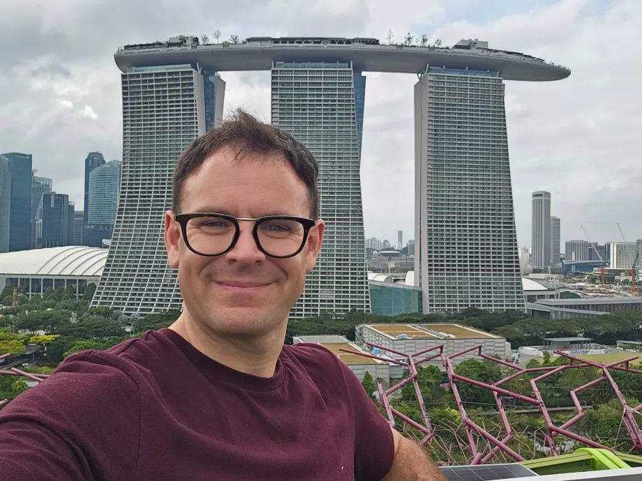 Supertree Gözlemevi'nde ben