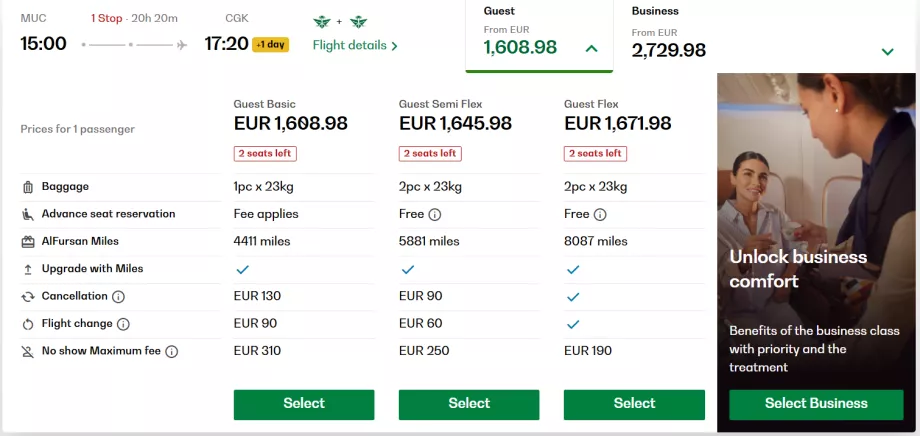 Ekonomi sınıfı tarifeleri