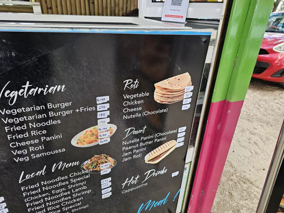 Sahildeki tezgahlarda fiyatlar