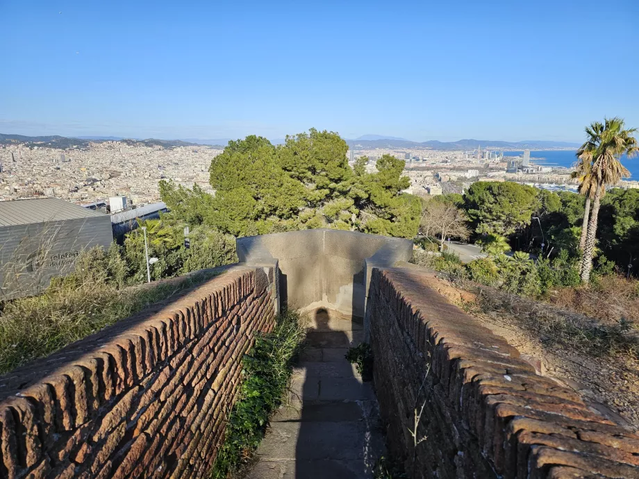 Castell de Montjuic, manzara