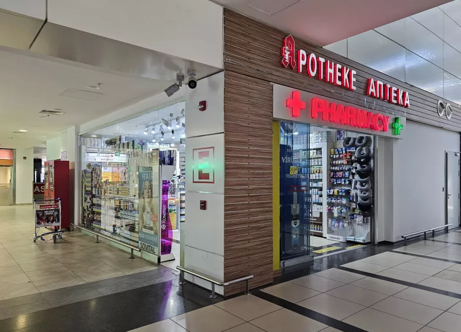 Eczane, ortak alan, Terminal 2