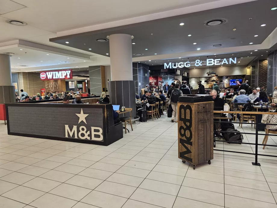 Transit bölgedeki kafeler ve fast-food satış noktaları (ulusal bölüm)