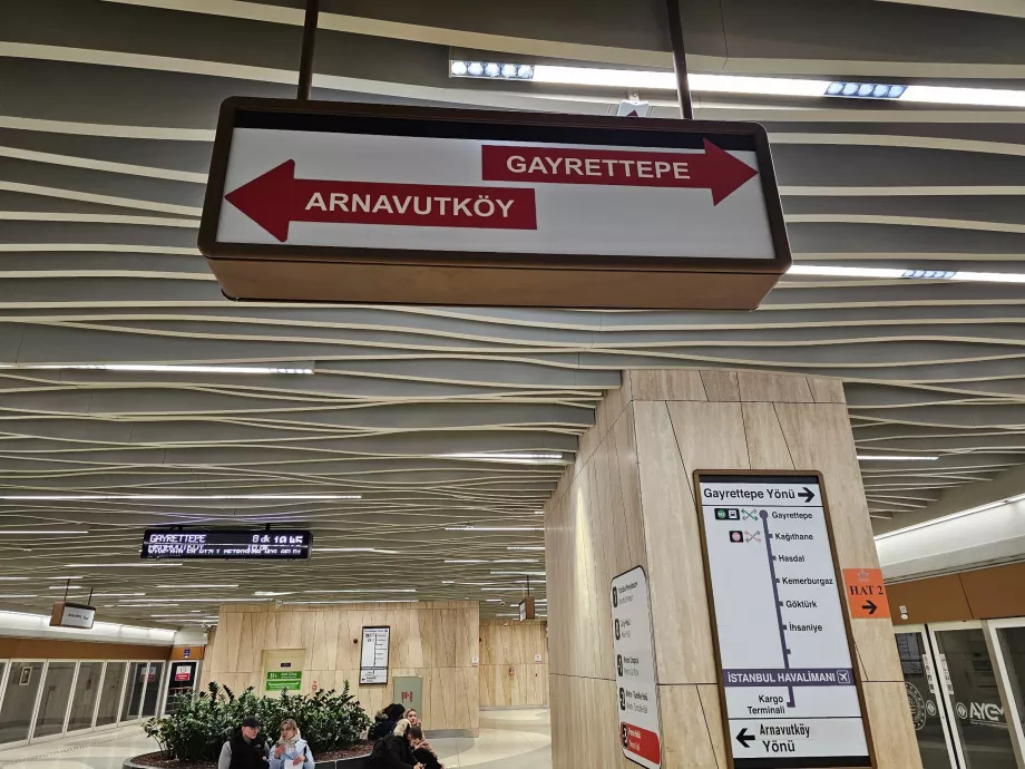 Gayrettepe'nin merkeze doğru yönü