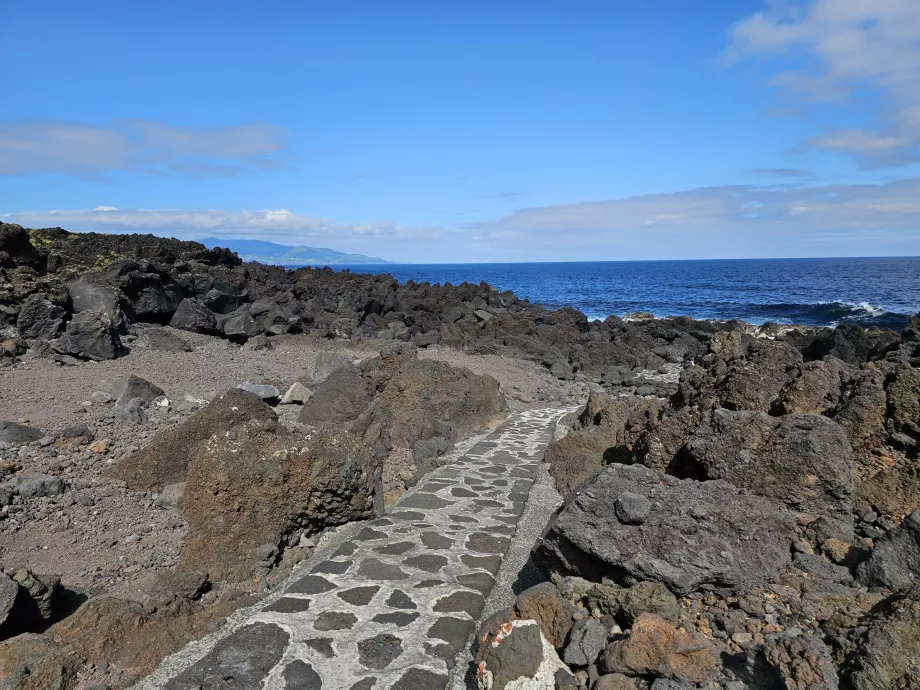 Lajido, Piscinas Naturais'e giden yol