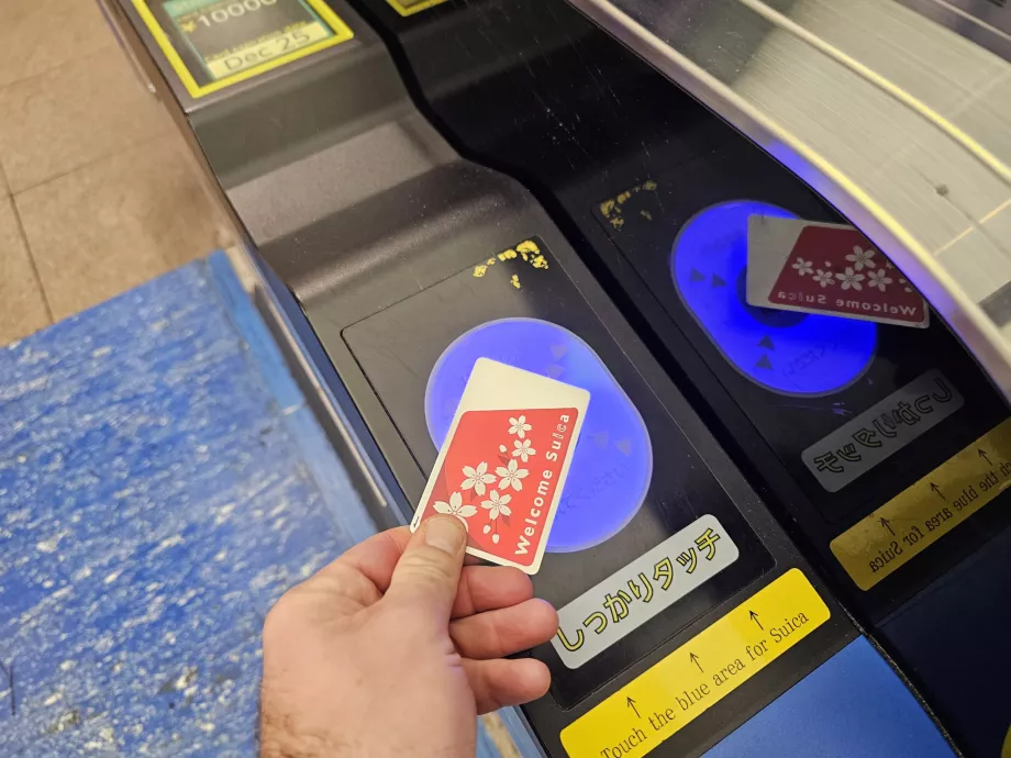 Suica kartınızı kullanma