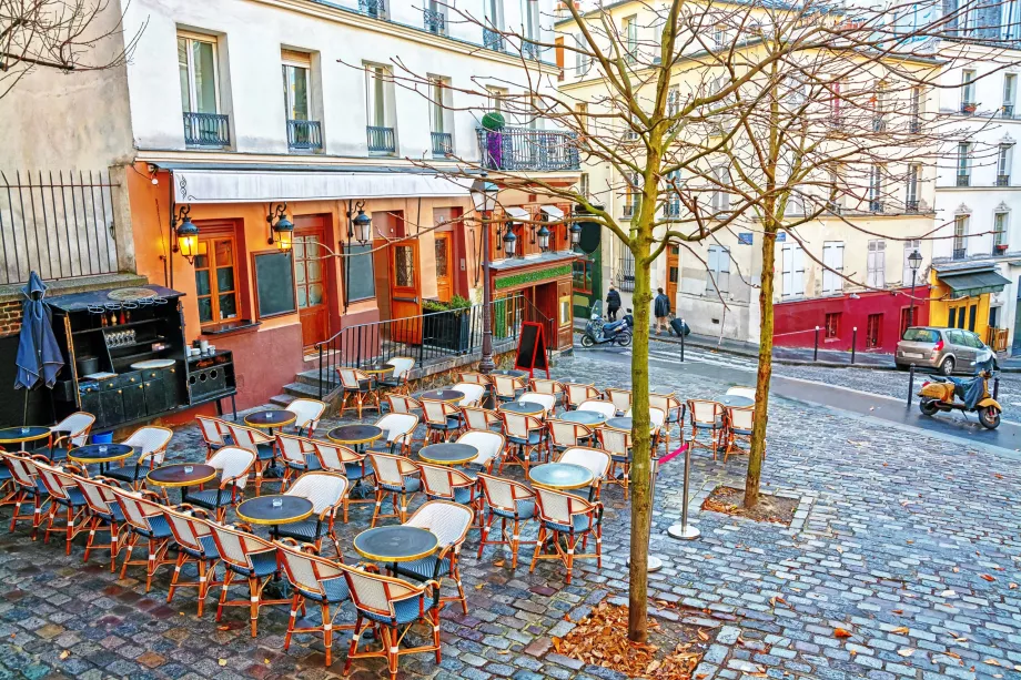 Montmartre'da Kafe