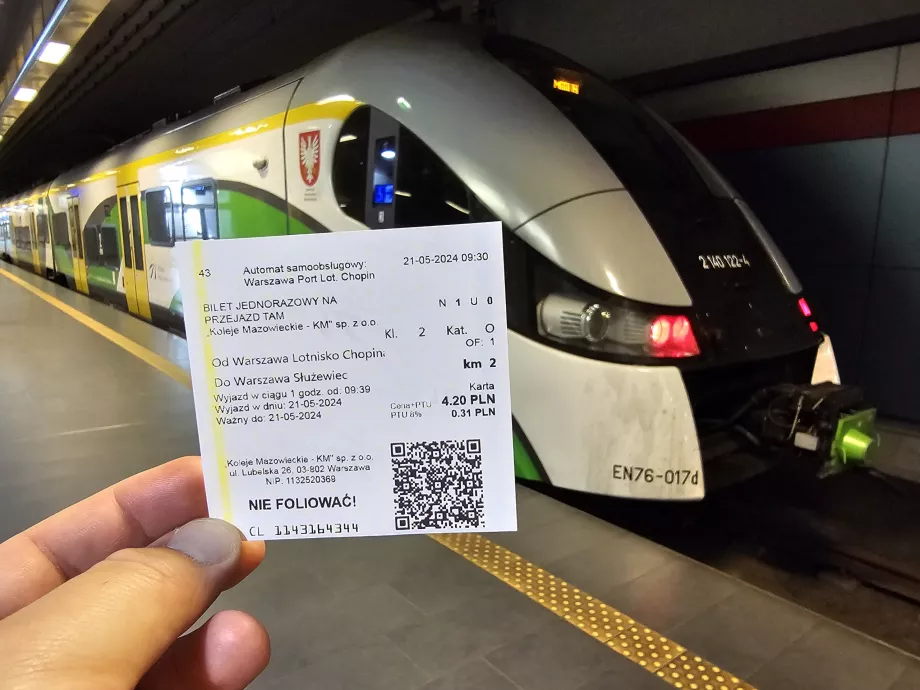Bilet yalnızca RL trenlerinde geçerlidir (bilet kontrol cihazında işaretlenmemiştir)