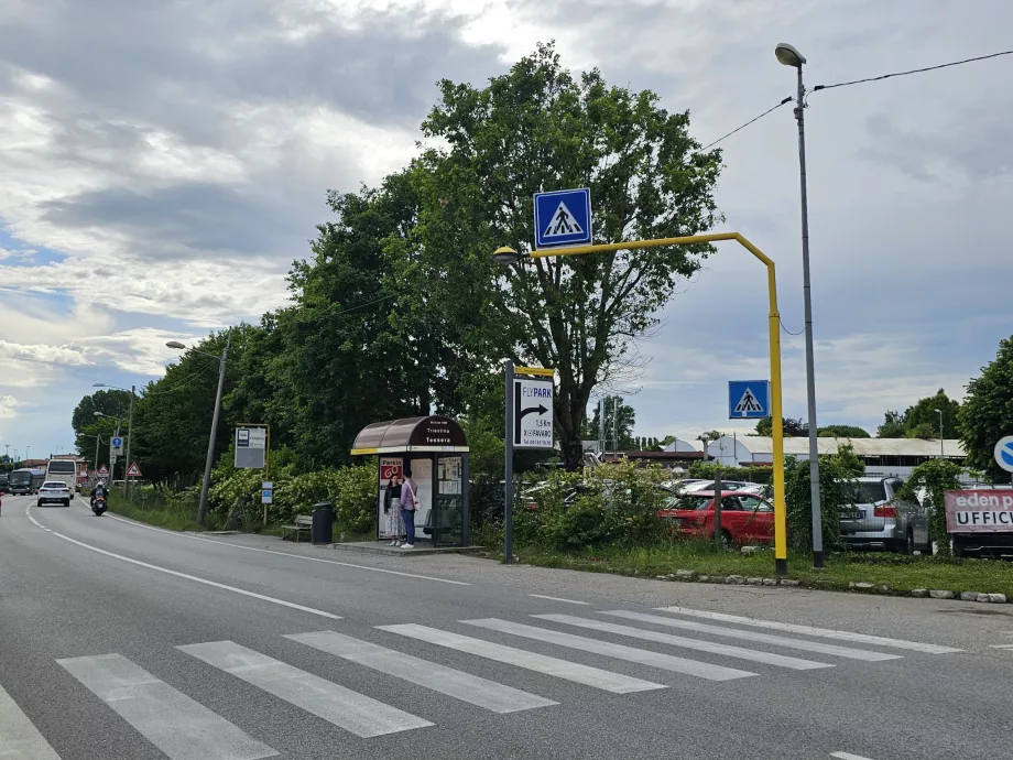 Stop Tessera, Triestina yönü Venedik ve Mestre